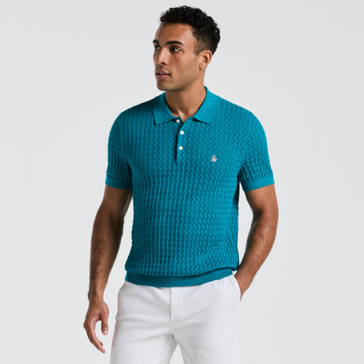Polo De Algodón Con Textura