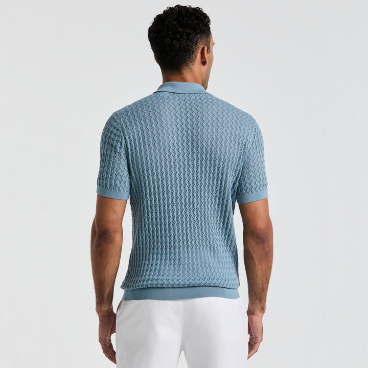 Polo De Algodón Con Textura