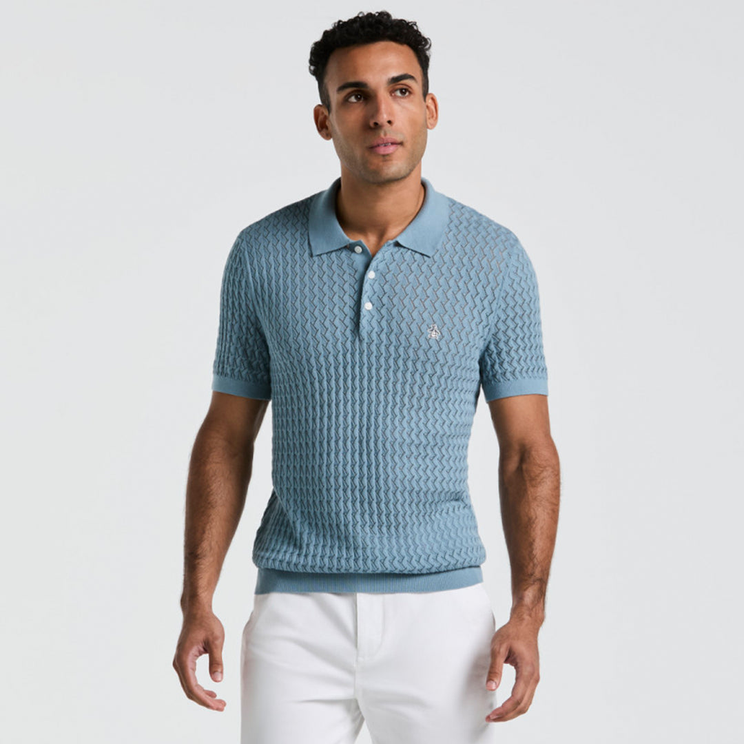 Polo De Algodón Con Textura