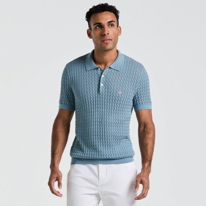 Polo De Algodón Con Textura