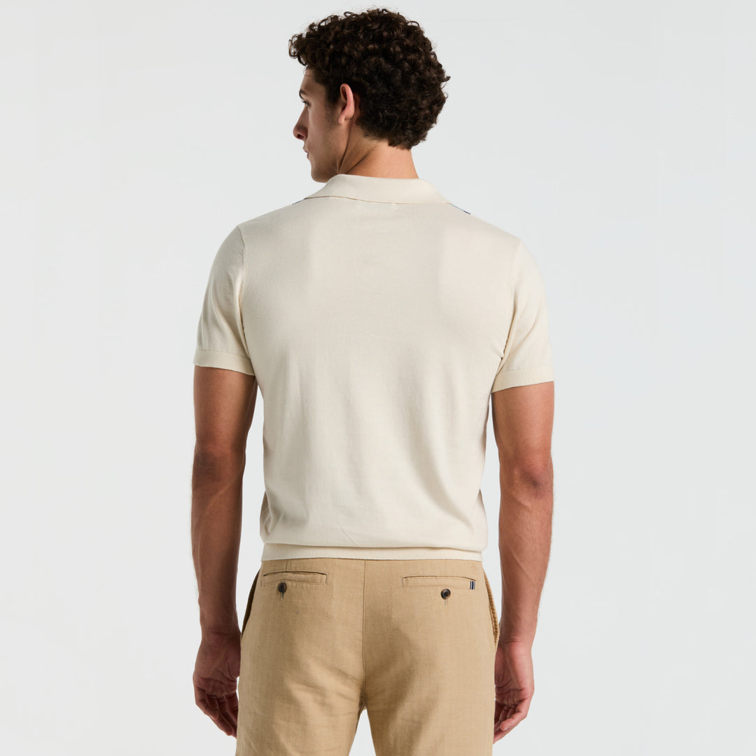 Polo De Algodón Con Franjas Verticales