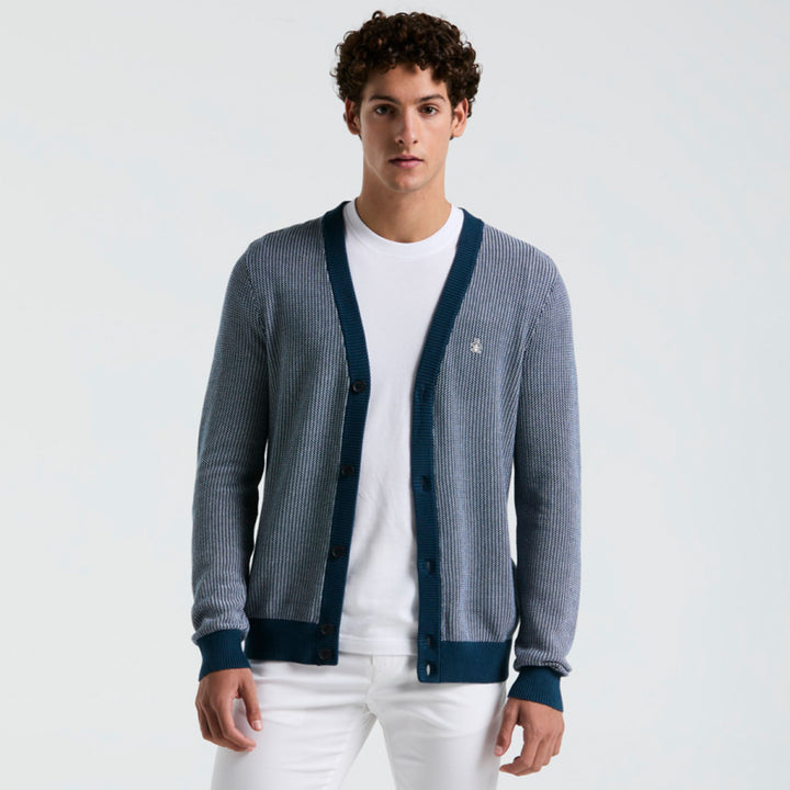 Sueter Tuck Stitch Cardigan - Original Penguin México