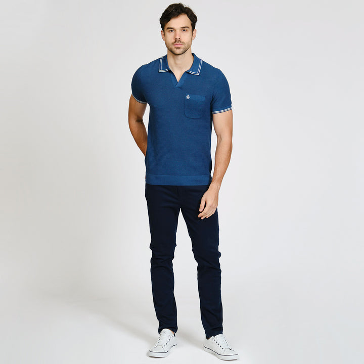 Polo De Algodón Johnny Collar