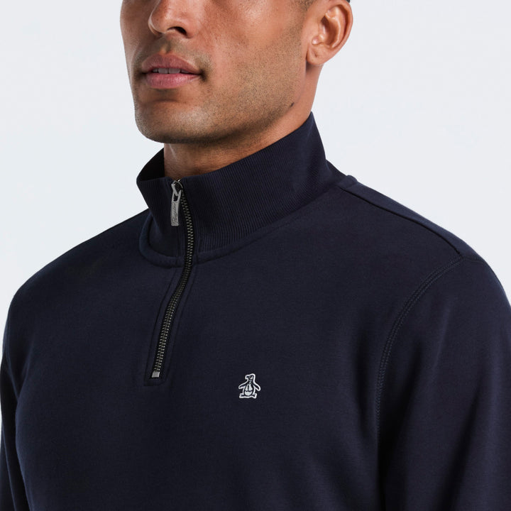 Sudadera De Algodón Organico Con Cierre 1/4