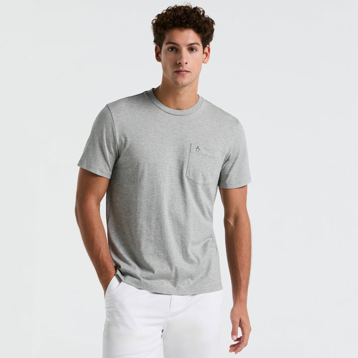 Playera De Algodón Supima Con Bolsillo
