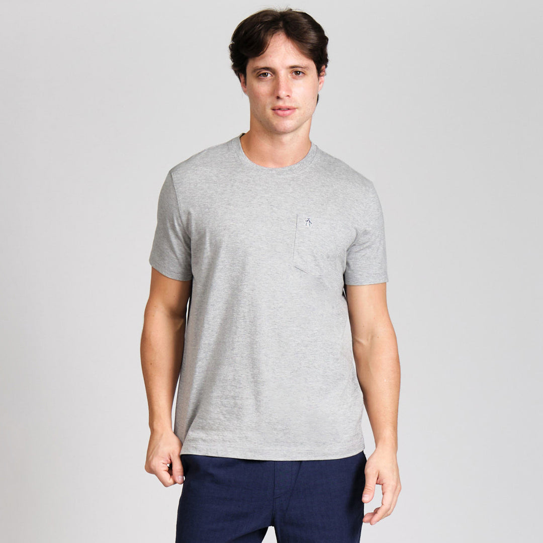 Playera De Algodón Supima Con Bolsillo