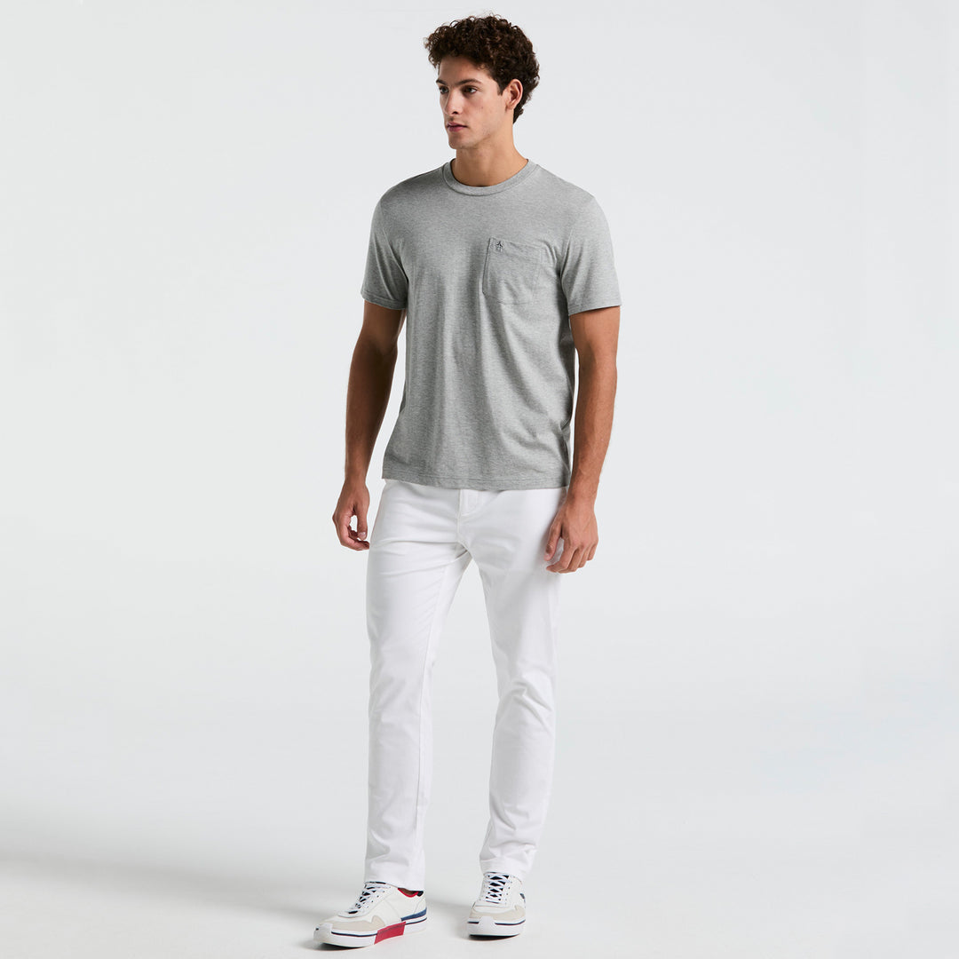 Playera De Algodón Supima Con Bolsillo