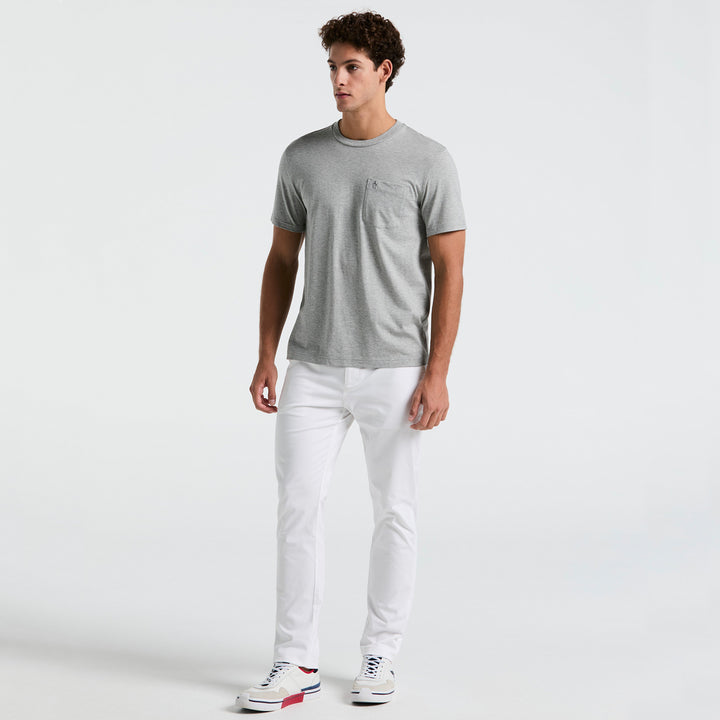 Playera De Algodón Supima Con Bolsillo