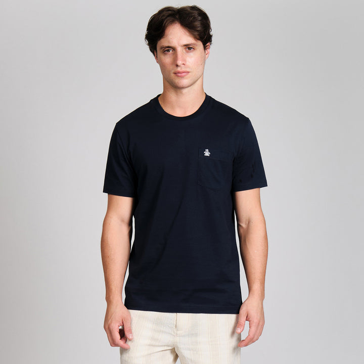 Playera De Algodón Supima Con Bolsillo