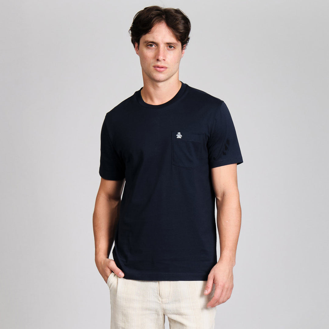 Playera De Algodón Supima Con Bolsillo