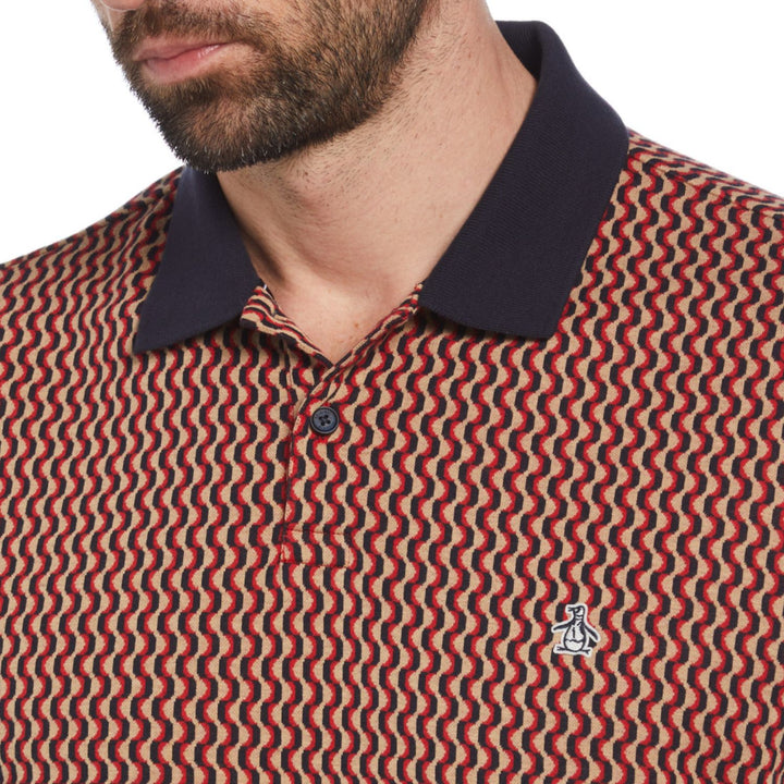 Polo Con Jacquard Mini Geo