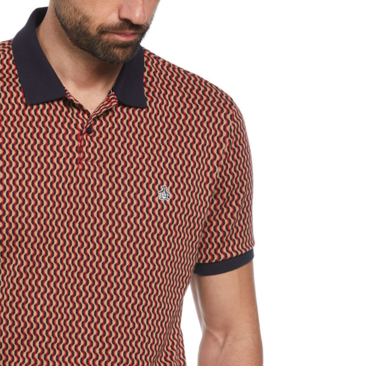 Polo Con Jacquard Mini Geo