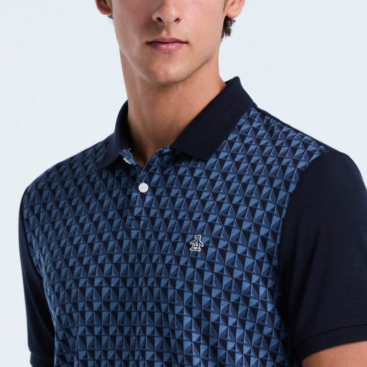 Polo De Algodón Con Jacquard Frontal Martini