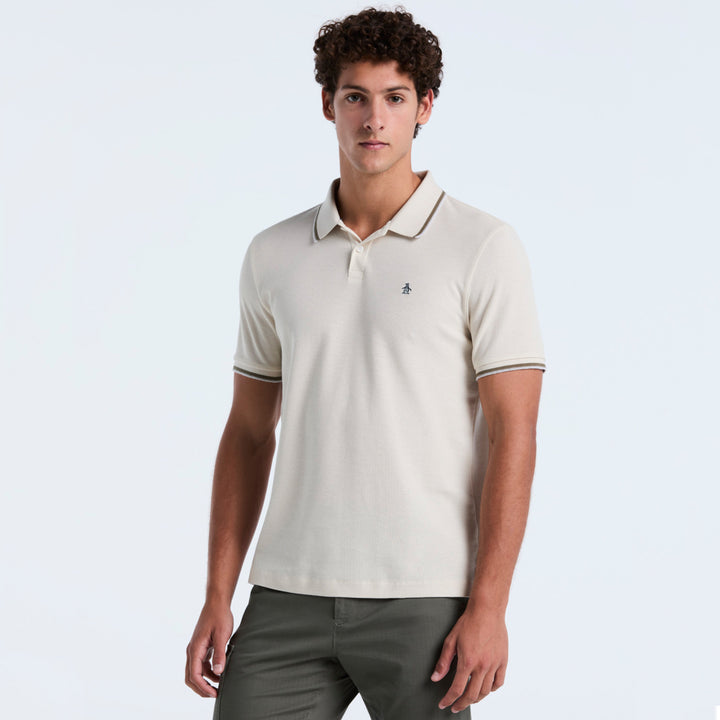 Polo De Algodón Orgánico Honeycomb Pique