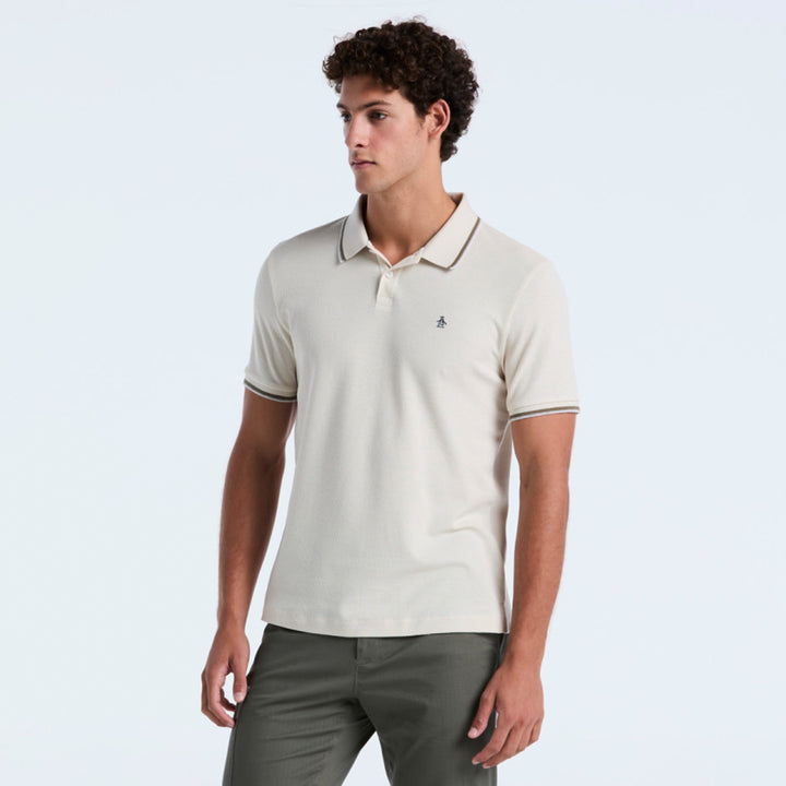 Polo De Algodón Orgánico Honeycomb Pique