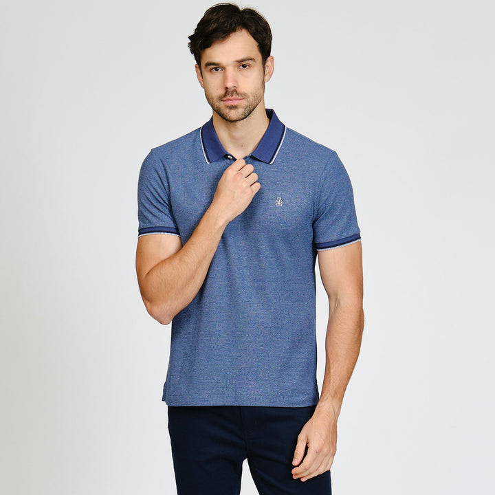 Polo De Algodón Orgánico Honeycomb Pique