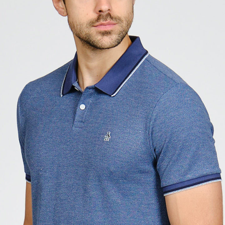 Polo De Algodón Orgánico Honeycomb Pique