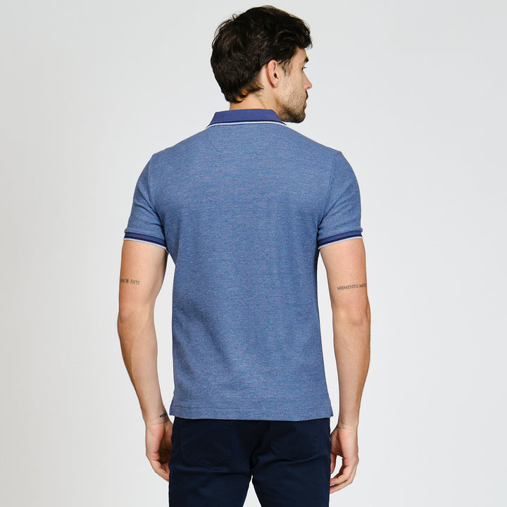 Polo De Algodón Orgánico Honeycomb Pique