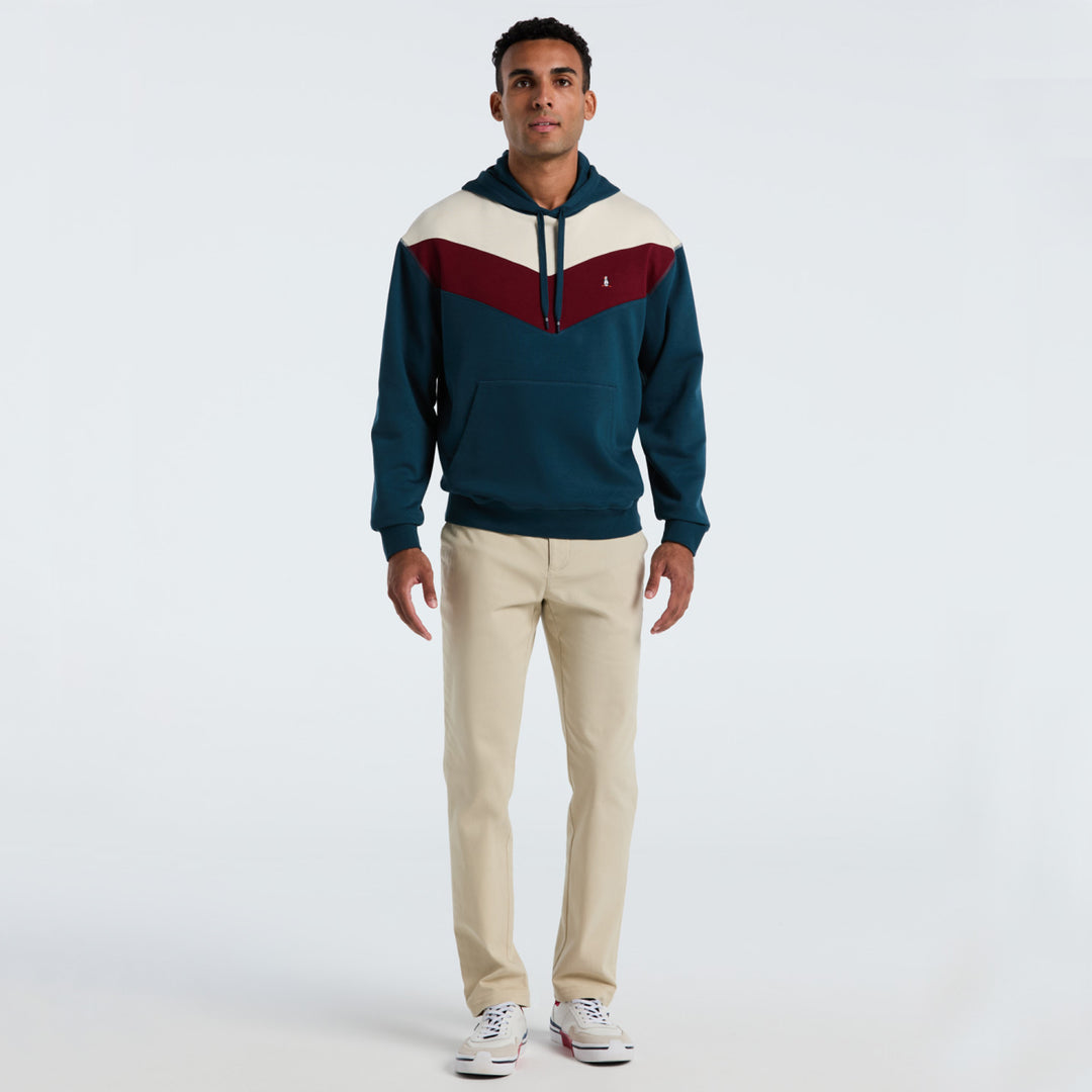 Sudadera Con Capucha Polar Con Bloques De Color