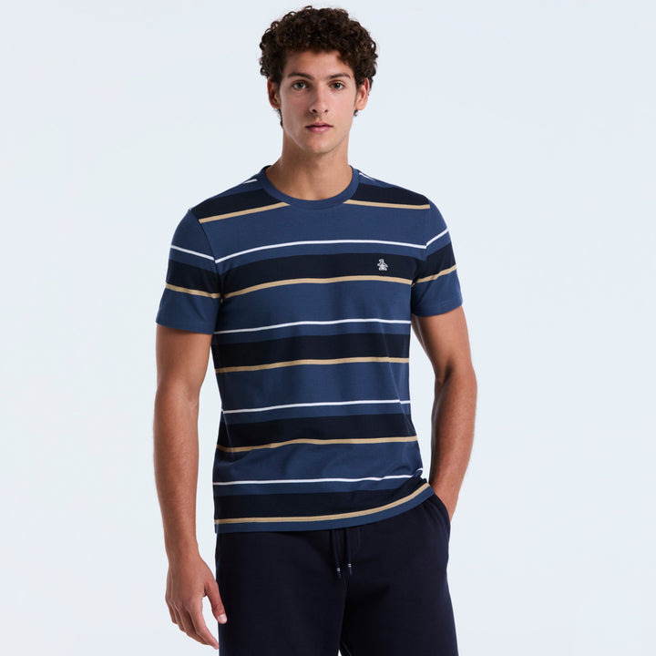 Playera De Algodón Orgánico A Rayas
