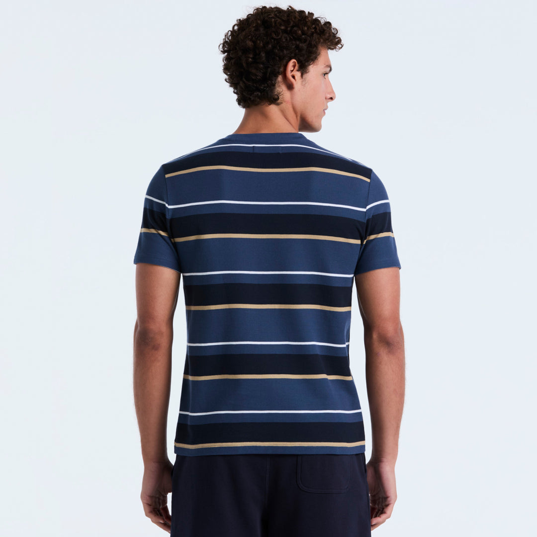 Playera De Algodón Orgánico A Rayas