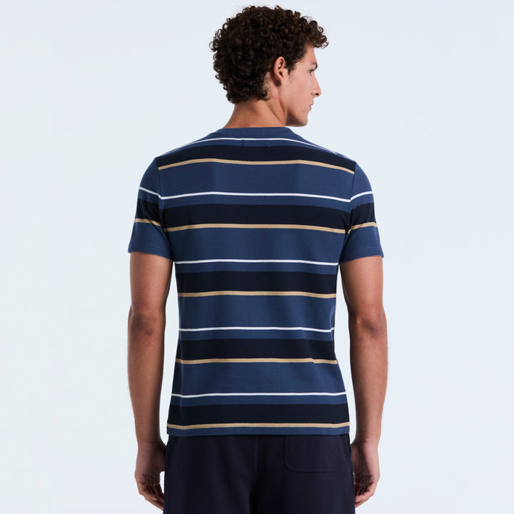 Playera De Algodón Orgánico A Rayas