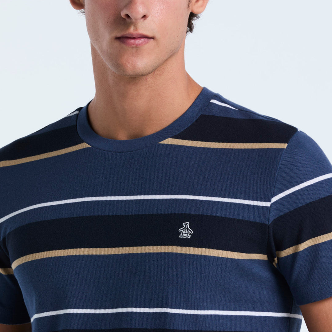 Playera De Algodón Orgánico A Rayas