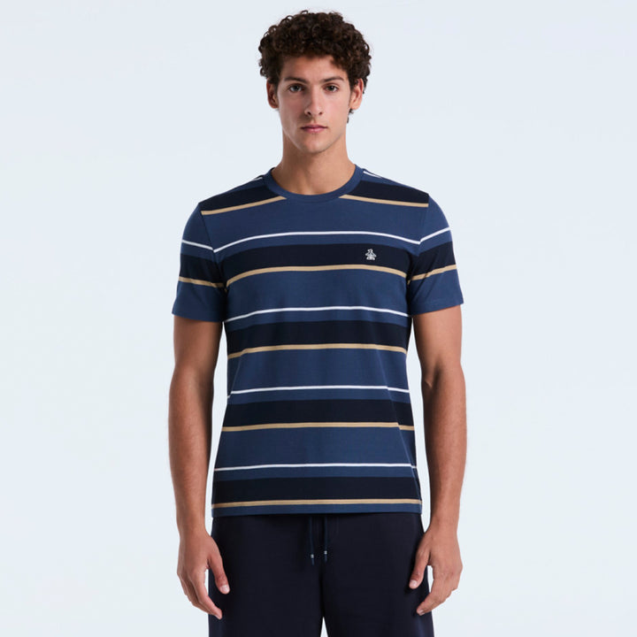 Playera De Algodón Orgánico A Rayas