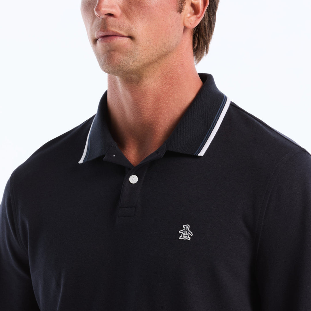 Polo De Manga Larga Tencel Pique