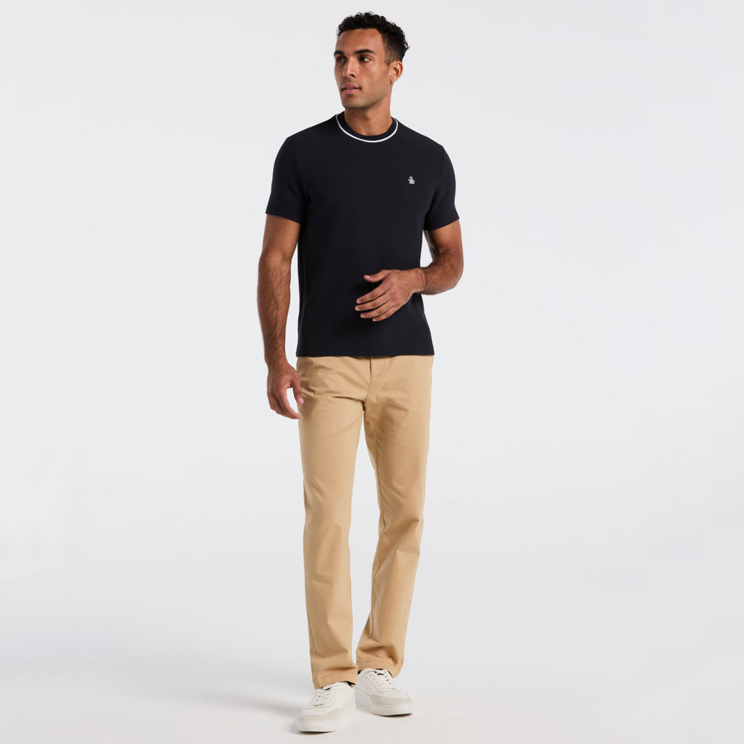Playera Tipo Sueter Con Detalle En Cuello