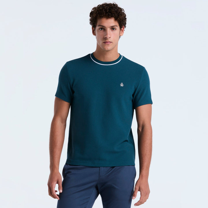 Playera Tipo Sueter Con Detalle En Cuello