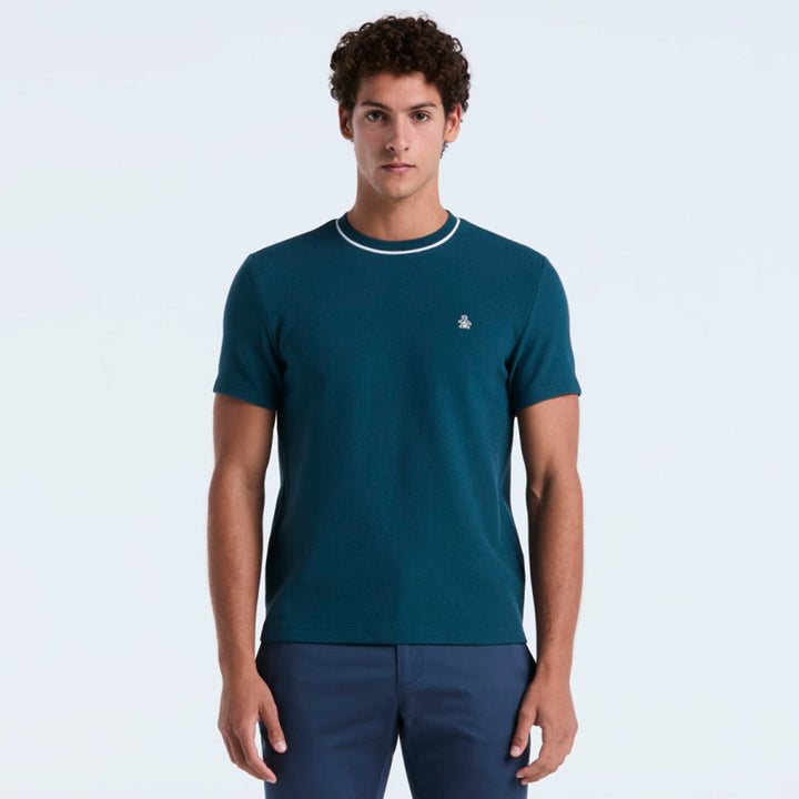 Playera Tipo Sueter Con Detalle En Cuello