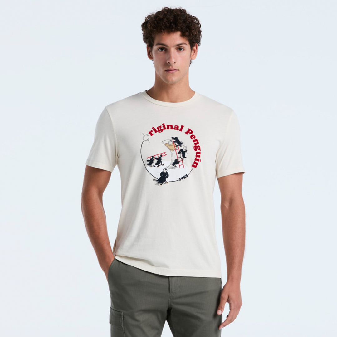 Playera De Algodón Con Estampado Martini
