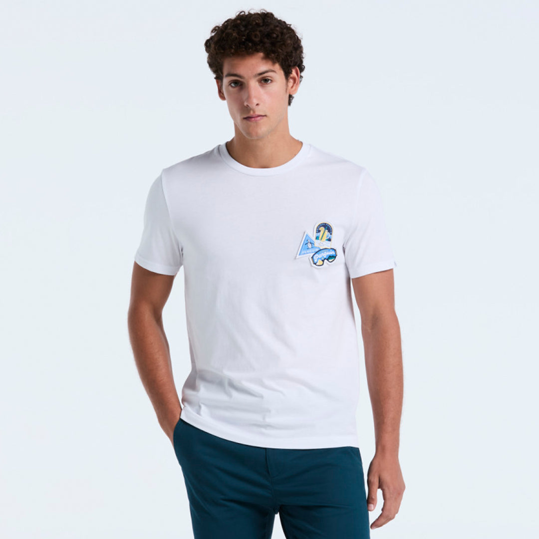 Playera De Algodón Con Parche En Pecho