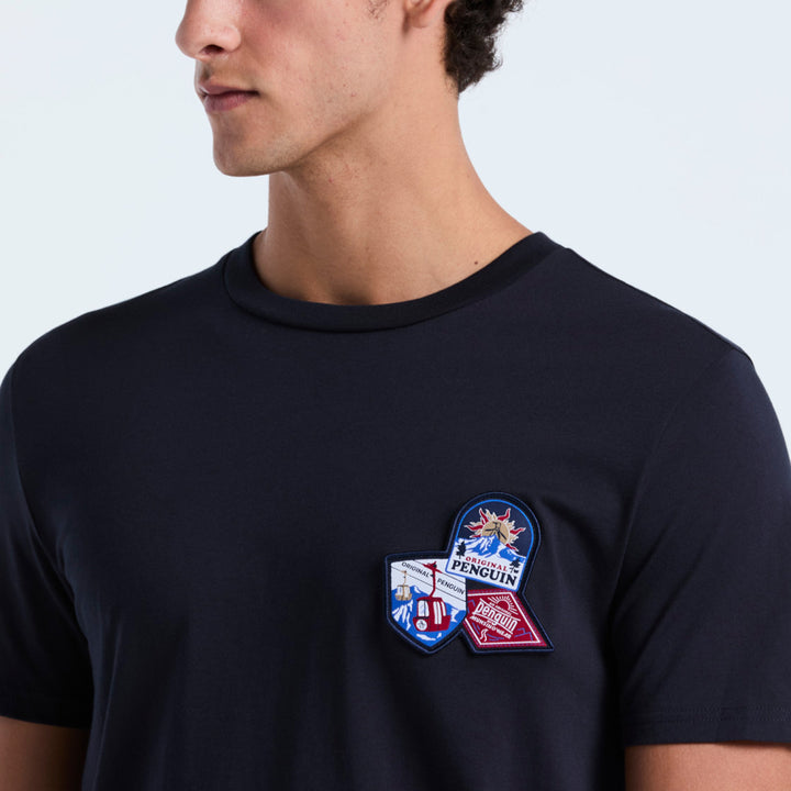 Playera De Algodón Con Parche En Pecho