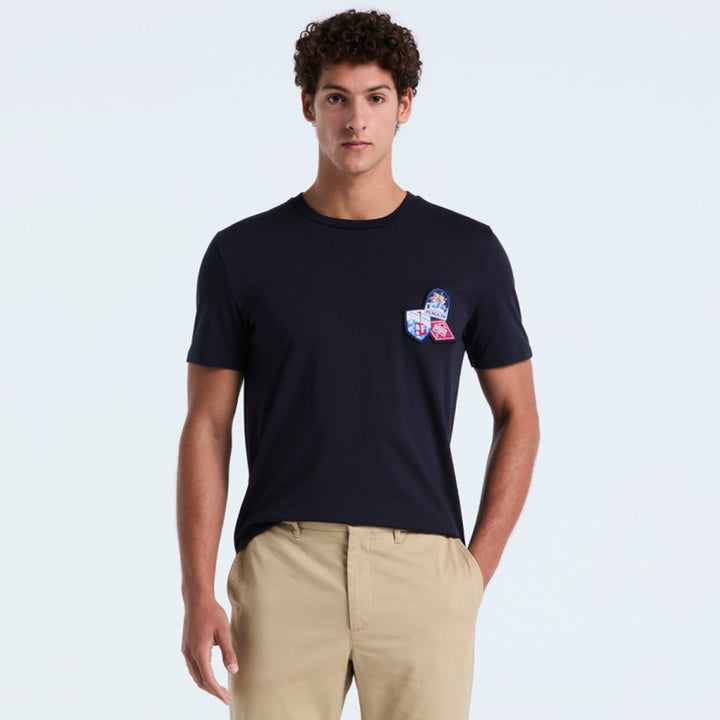 Playera De Algodón Con Parche En Pecho