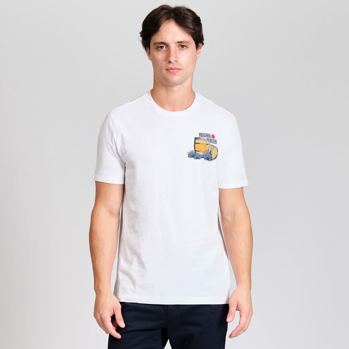 Playera Con Pequeño Estampado En Pecho