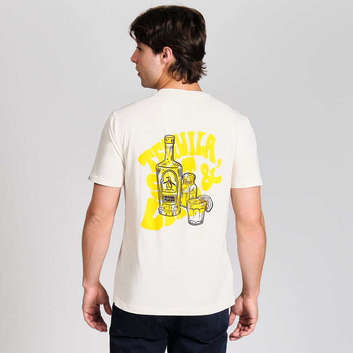 Playera Con Estampado De Lima