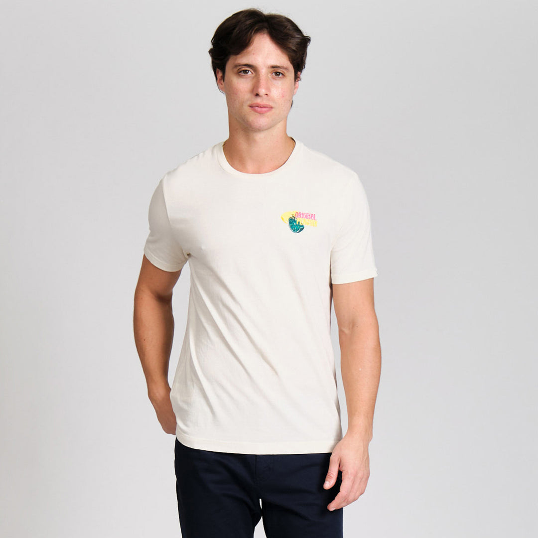 Playera Con Estampado De Lima
