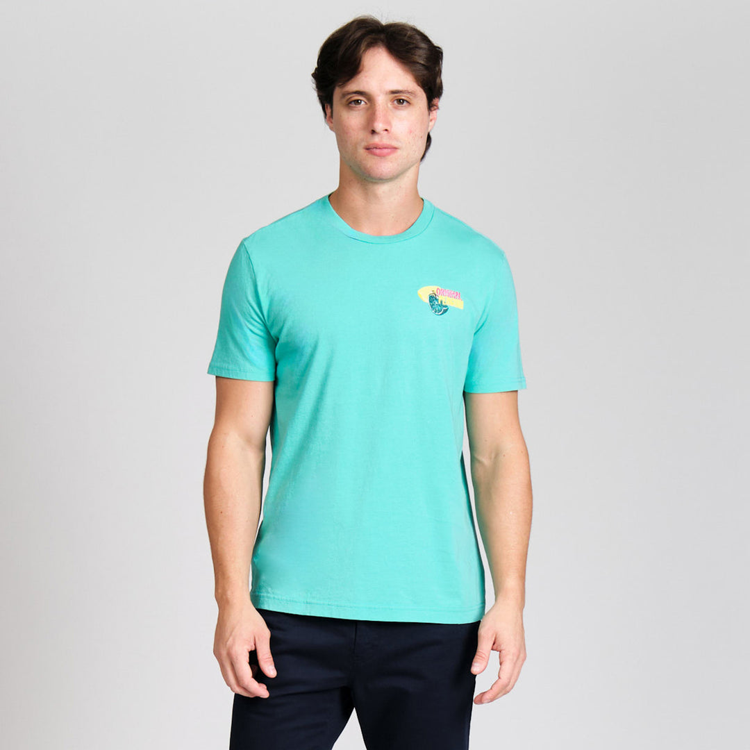 Playera Con Estampado De Lima