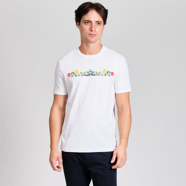 Playera Con Estampado Floral