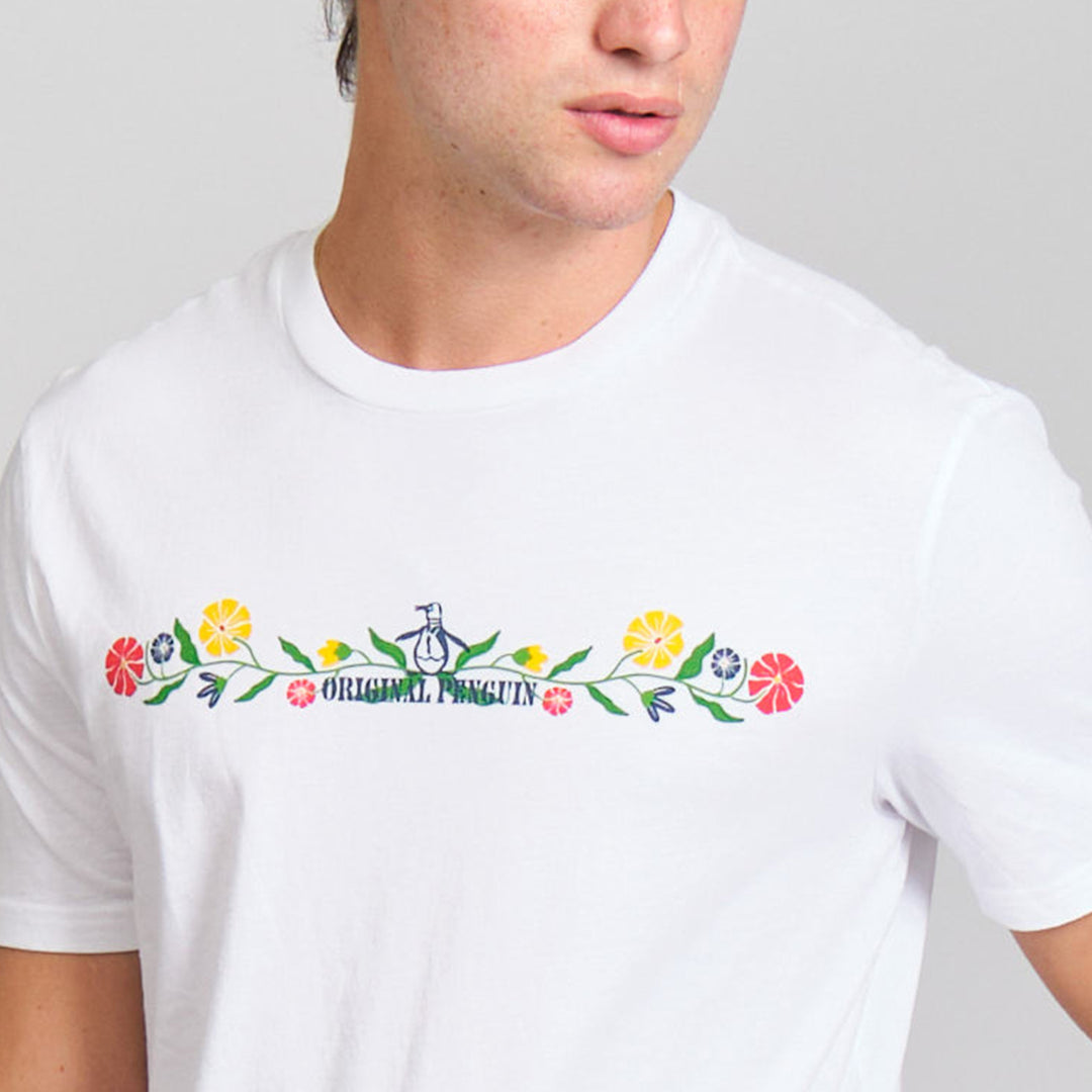 Playera Con Estampado Floral