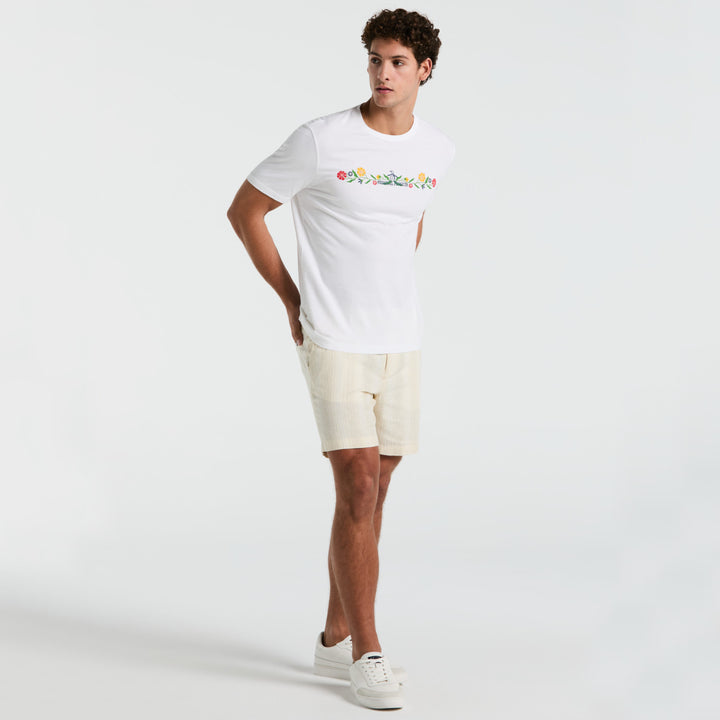 Playera Con Estampado Floral