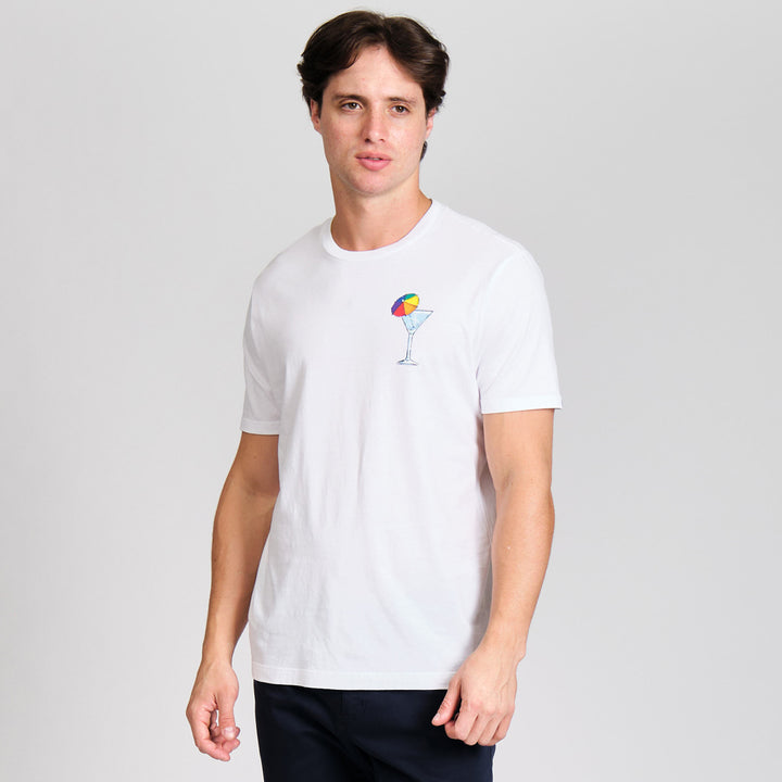 Playera Con Estampado Cocktails