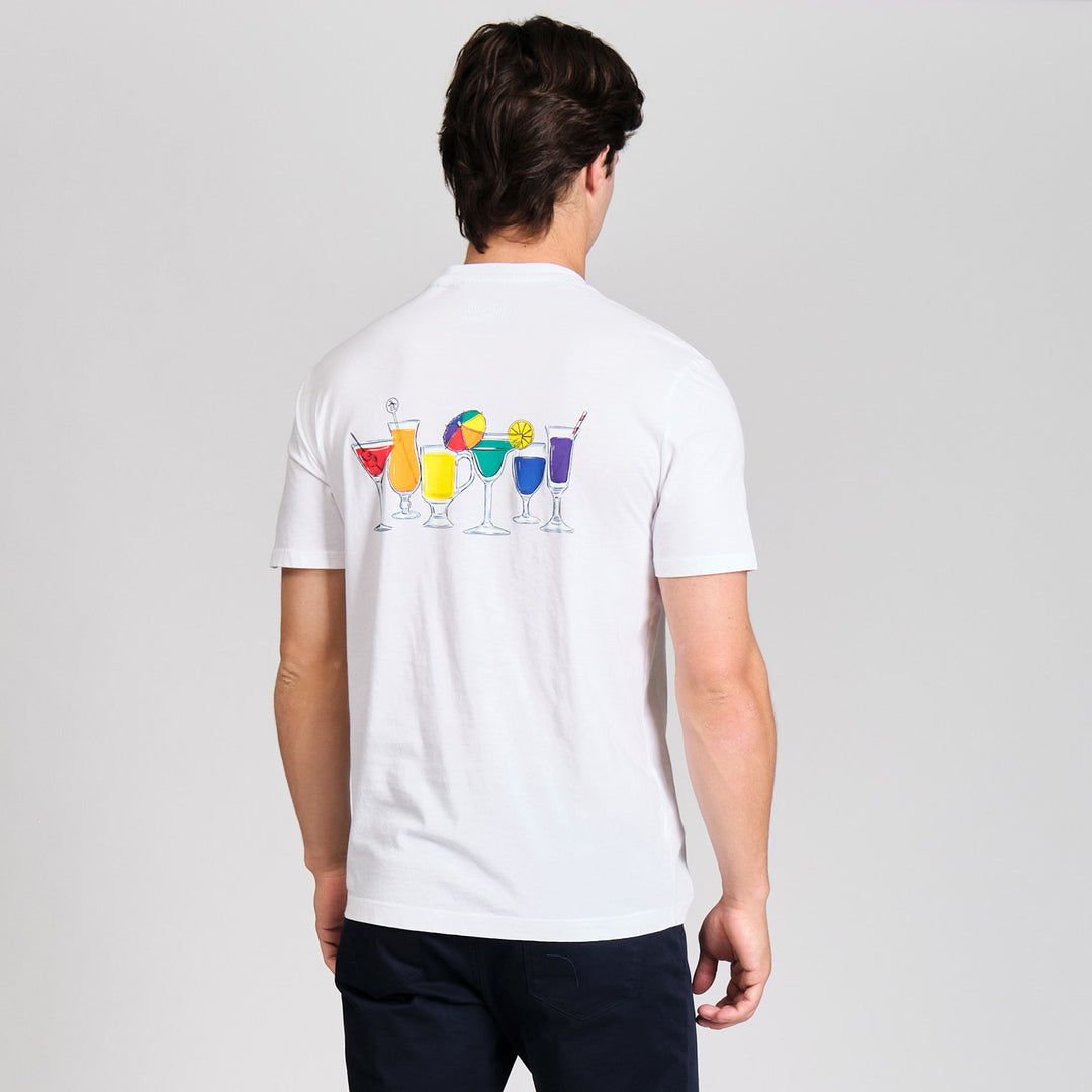 Playera Con Estampado Cocktails
