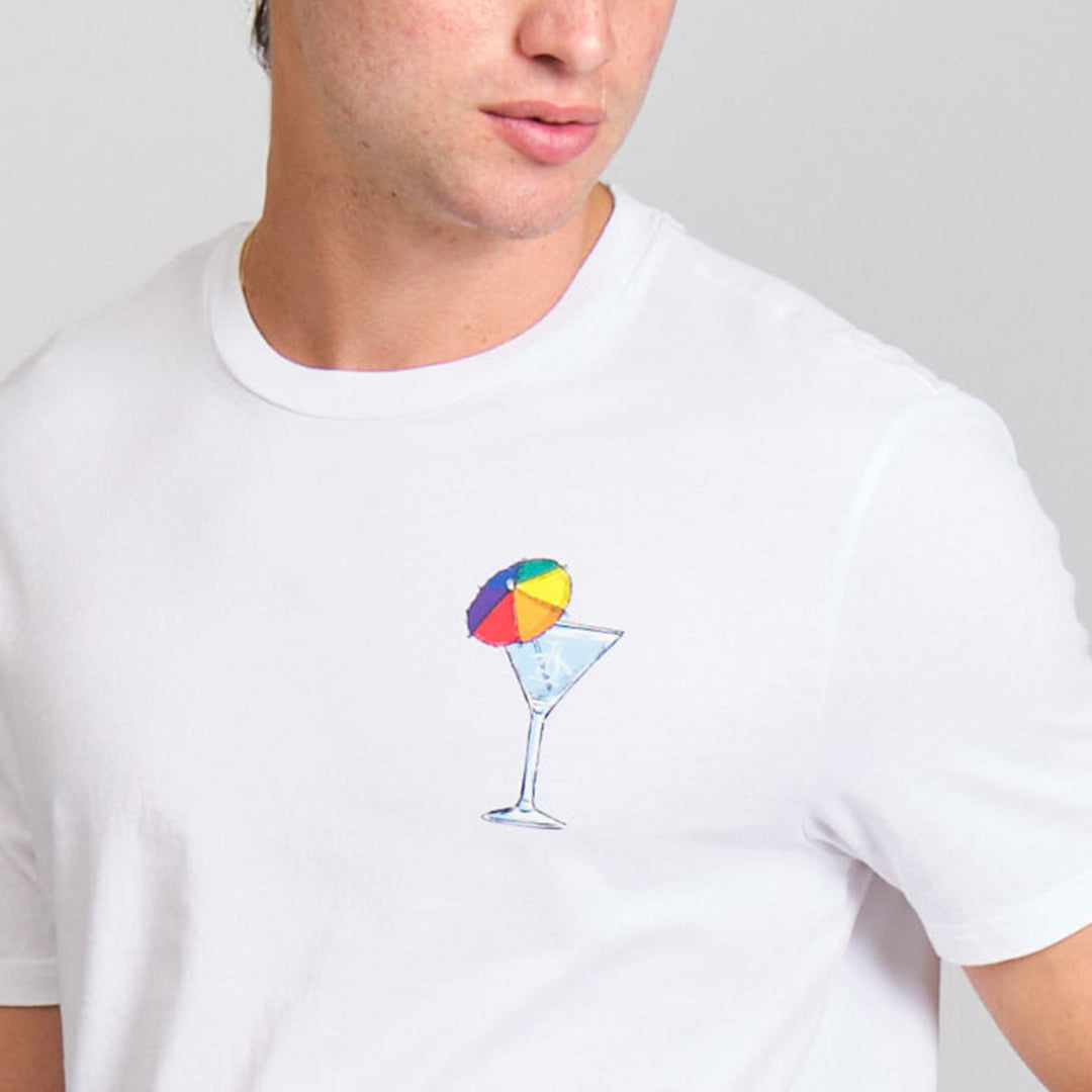 Playera Con Estampado Cocktails