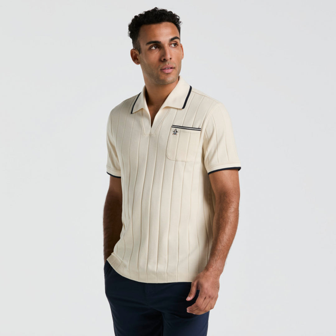 Polo De Algodón Con Cuello Abierto