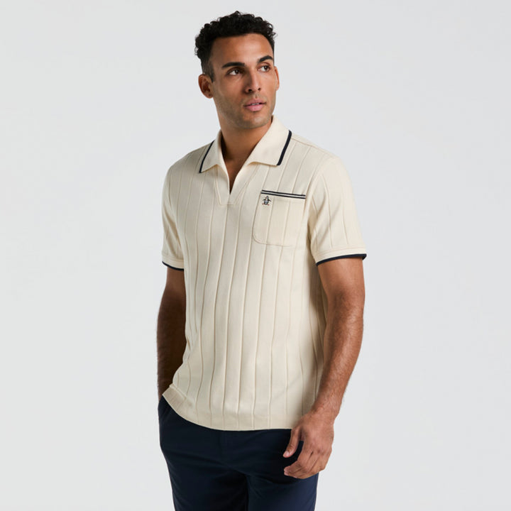 Polo De Algodón Con Cuello Abierto