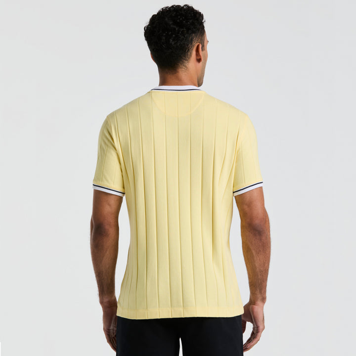 Playera De Algodón Ribbed Tipped
