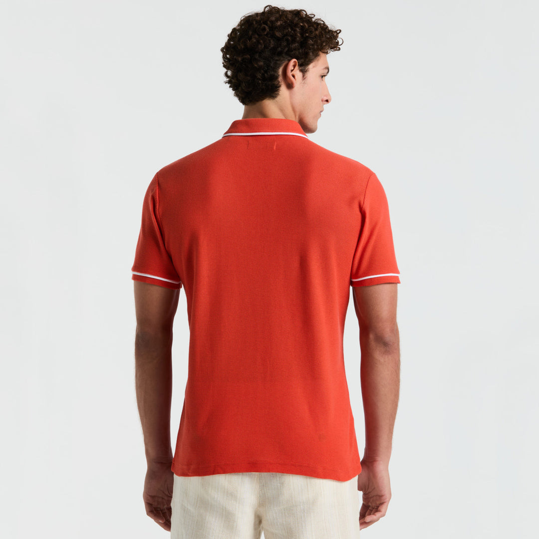 Polo De Algodón Orgánico Earl Mesh
